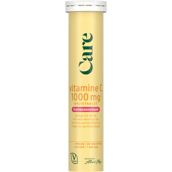 Care Vitamine C1000 framboos bruistablet