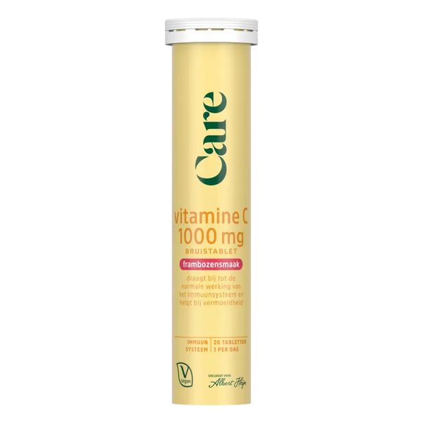Care Vitamine C1000 framboos bruistablet