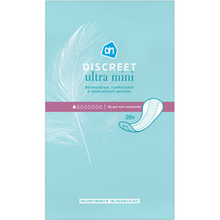 Ultra mini incontinentie inlegkruisjes