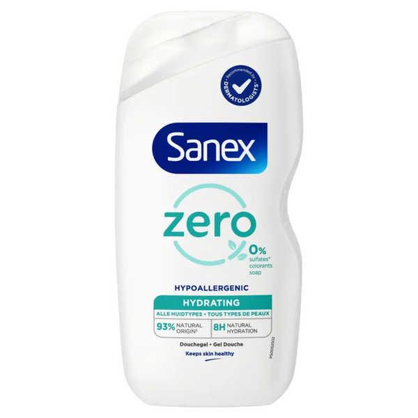 Sanex Zero% hydrating douchegel alle huidtypes
