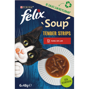 Felix Soup filets met rund kip lam