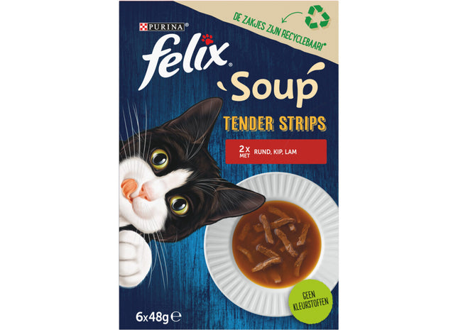 Felix Soup filets met rund kip lam