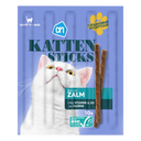 Kattensticks met zalm