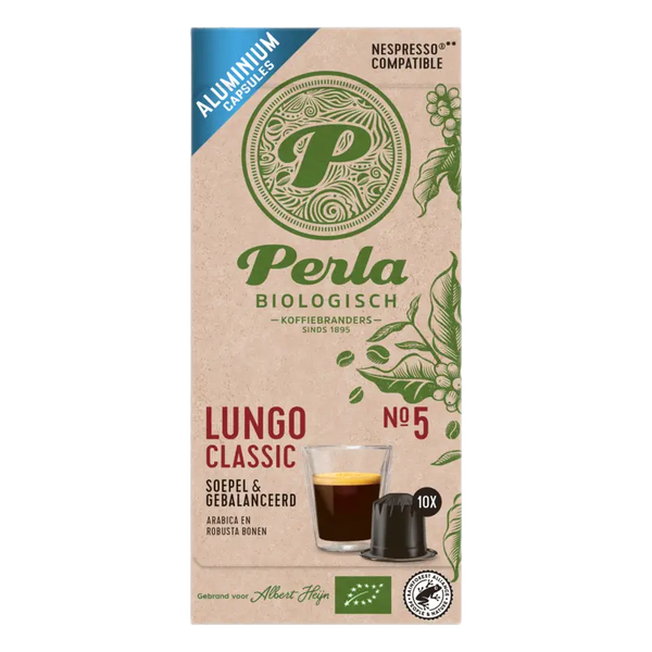 Perla Biologisch Lungo klassische Kapseln