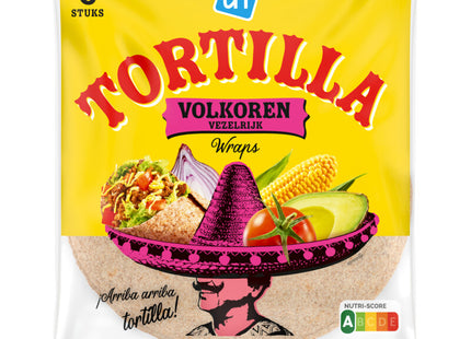 Tortilla wraps volkoren medium