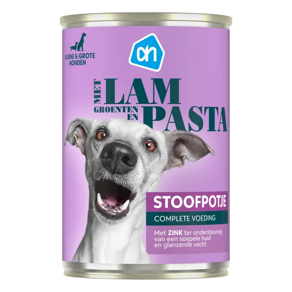 Blik stoof lam-pasta-groente