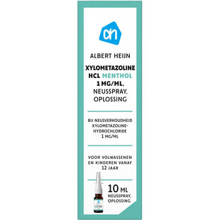 Neusspray xylometazoline menthol