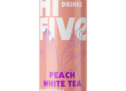 Hi-Five Wellness drinks peach white tea