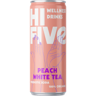 Hi-Five Wellness drinks peach white tea