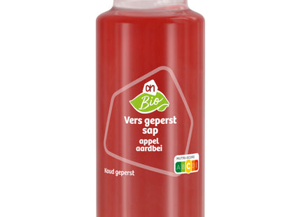 Biologisch Vers geperst sap appel aardbei