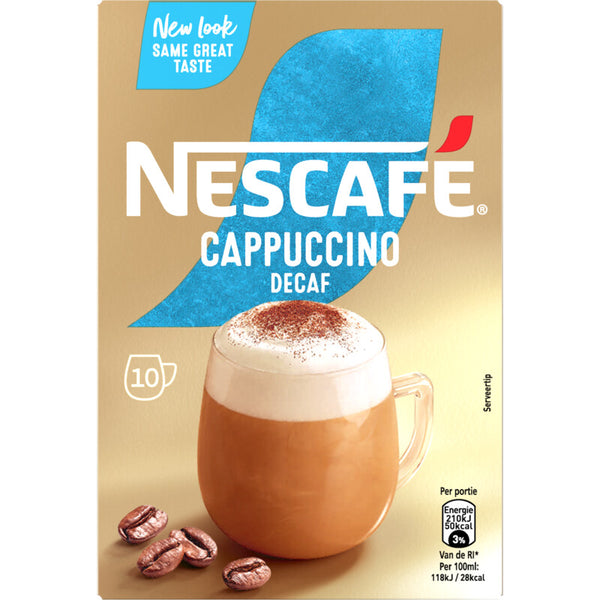 Nescafé Cappuccino decaf oploskoffie