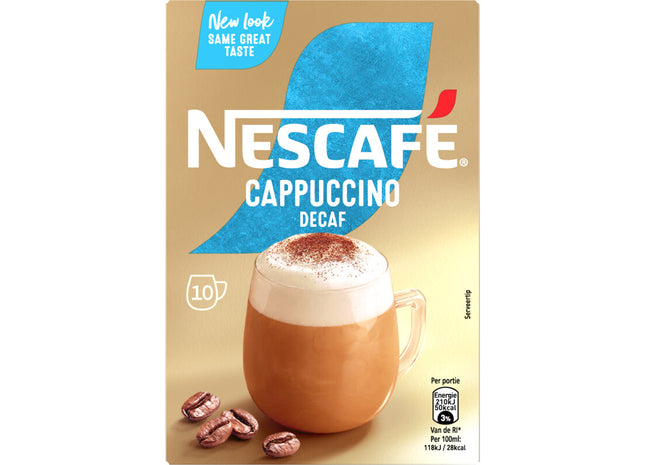 Nescafé Cappuccino decaf oploskoffie