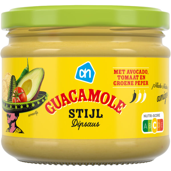 Guacamole stijl dipsaus