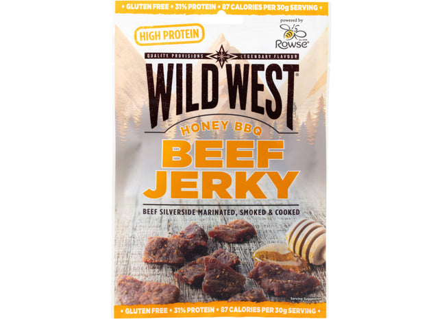 Wild West Beef jerky honey BBQ