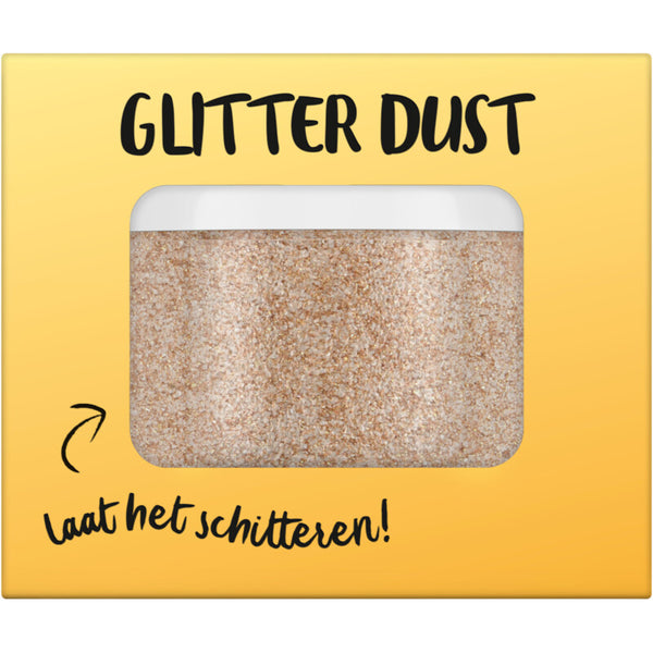 Glitter dust goud
