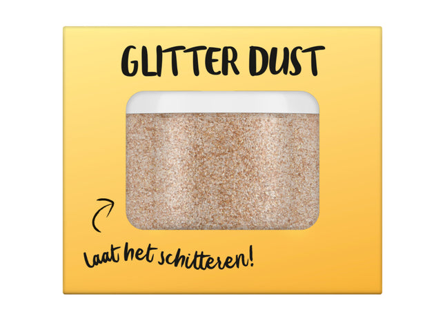 Glitter dust goud