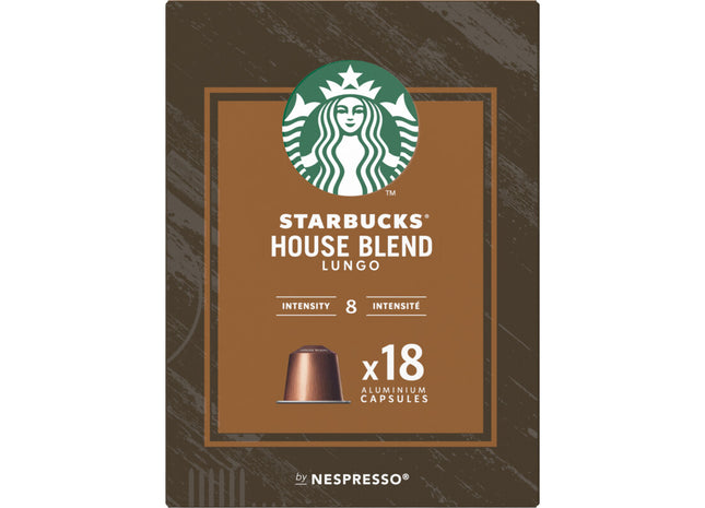 Starbucks Nespresso house blend lungo capsules