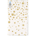 Tafellaken goud stip 138x220cm