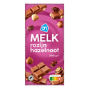 Riegel Milch Haselnuss Rosine