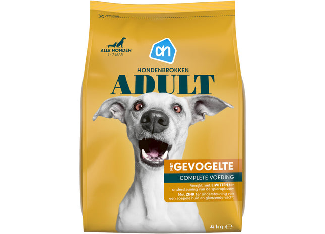 Hondenbrokken adult met gevogelte