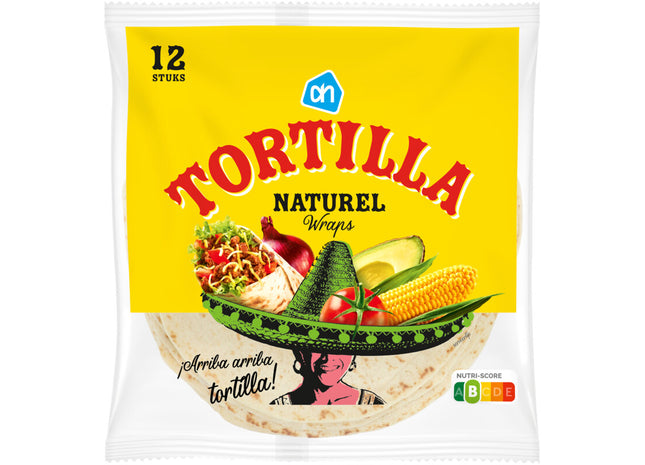 Tortilla naturel wraps