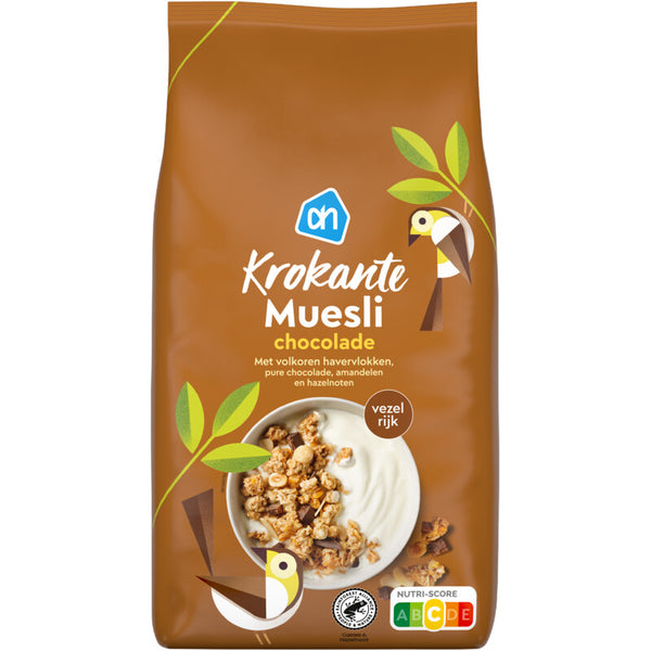 Krokante muesli chocolade