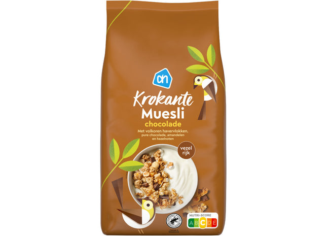Krokante muesli chocolade