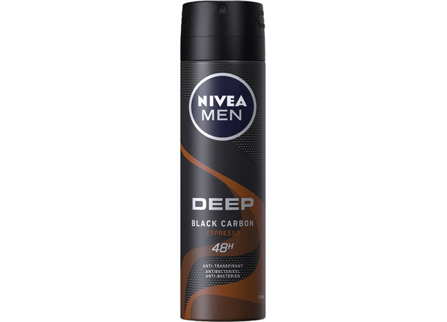 NIVEA Men deep black carbon espresso spray