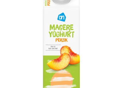 Magere yoghurt perzik