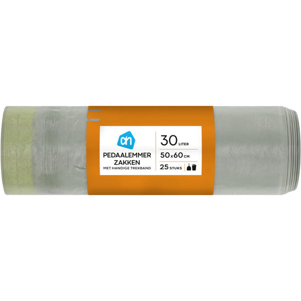 Pedaalemmerzakken met trekband 30 liter