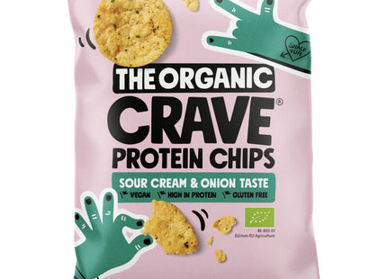 The Organic Crave Protein chips sour cream & onion