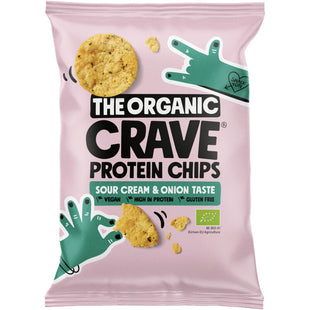 The Organic Crave Protein chips sour cream & onion