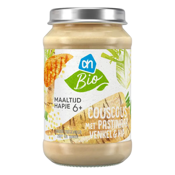 Bio-Menü Couscous Pastinake Huhn ab 6 Monaten