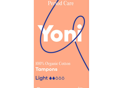 Yoni Tampons van biologisch katoen light