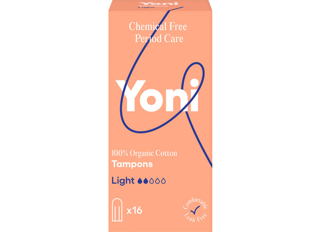 Yoni-Tampons aus Bio-Baumwolle leicht