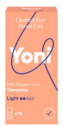 Yoni Tampons van biologisch katoen light