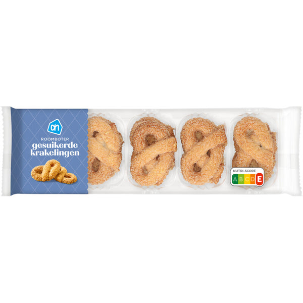 Roomboter gesuikerde krakelingen