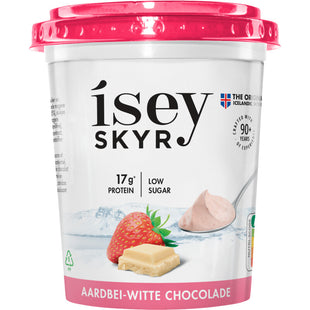 Weiße Erdbeerschokolade von Isey Skyr