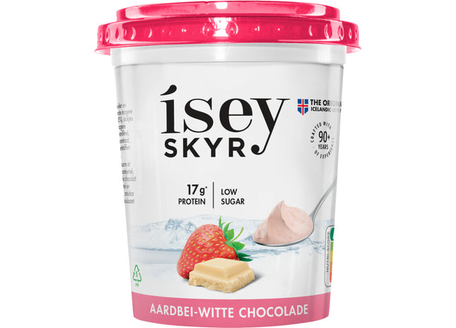 Isey Skyr aardbei witte chocolade