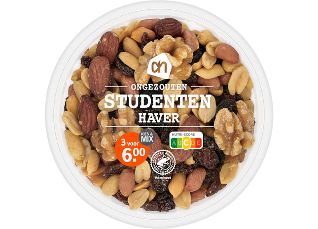 Studentenhaver ongezouten