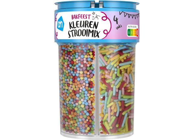 Bakfeest regenboog fantasie 4 kleuren