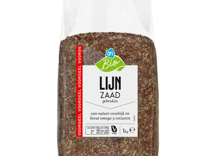 Bio-Leinsamen gebrochen im Vorteil