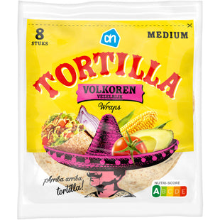 Tortilla volkoren wraps medium