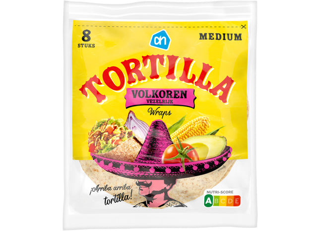 Tortilla volkoren wraps medium