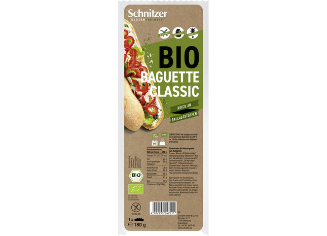 Schnitzer Bio Baguette Klassiker glutenfrei