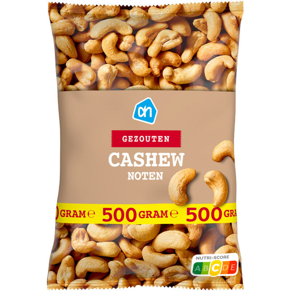 Gezouten cashewnoten