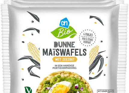 Biologisch Dunne maïswafels met zeezout