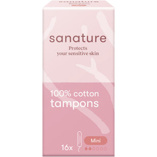 Sanature Cotton Tampon Mini