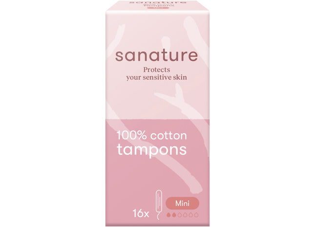 Sanature Cotton Tampon Mini