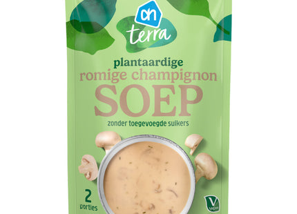 Terra Plantaardige romige champignonsoep